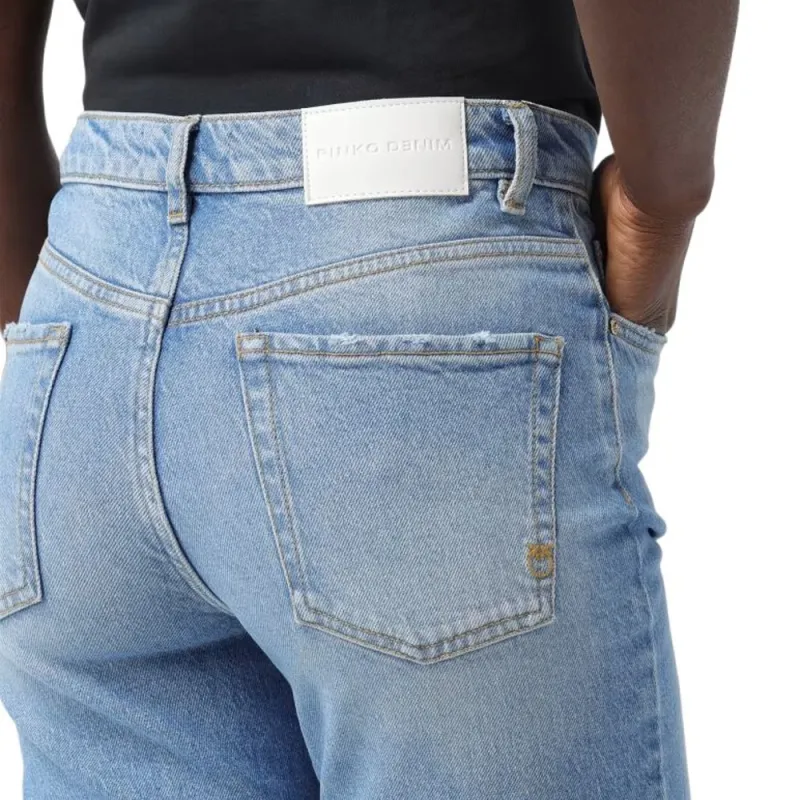 PINKO Roxanne Logo Patch Jeans-4