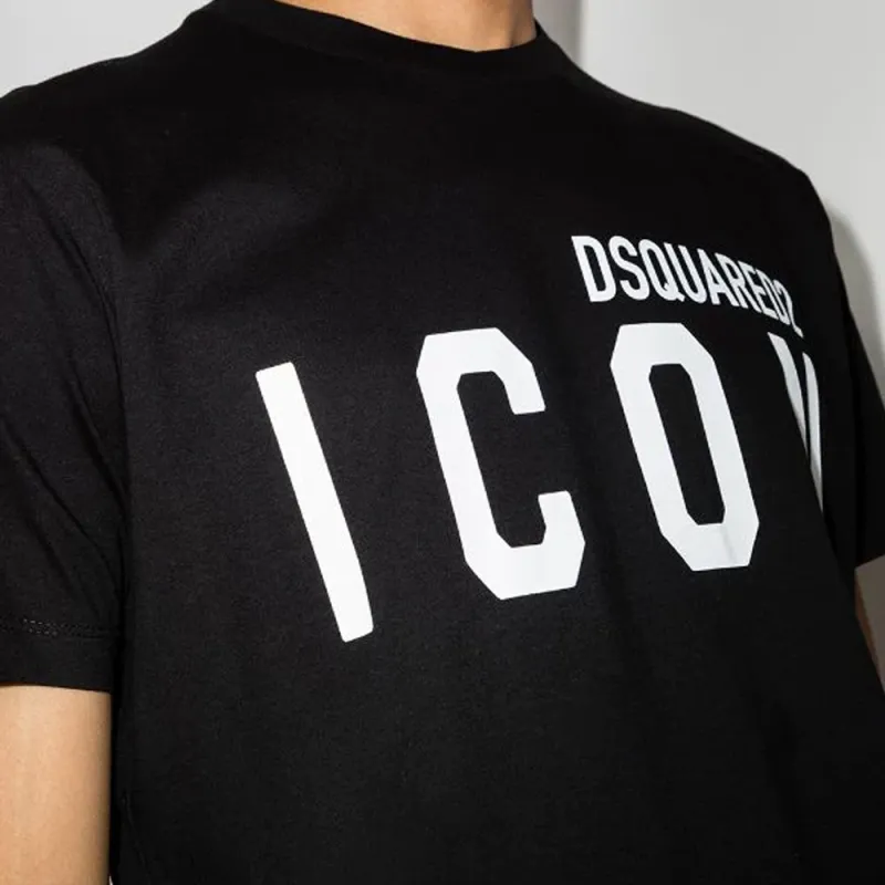 DSQUARED2 Icon Logo print T shirt-4