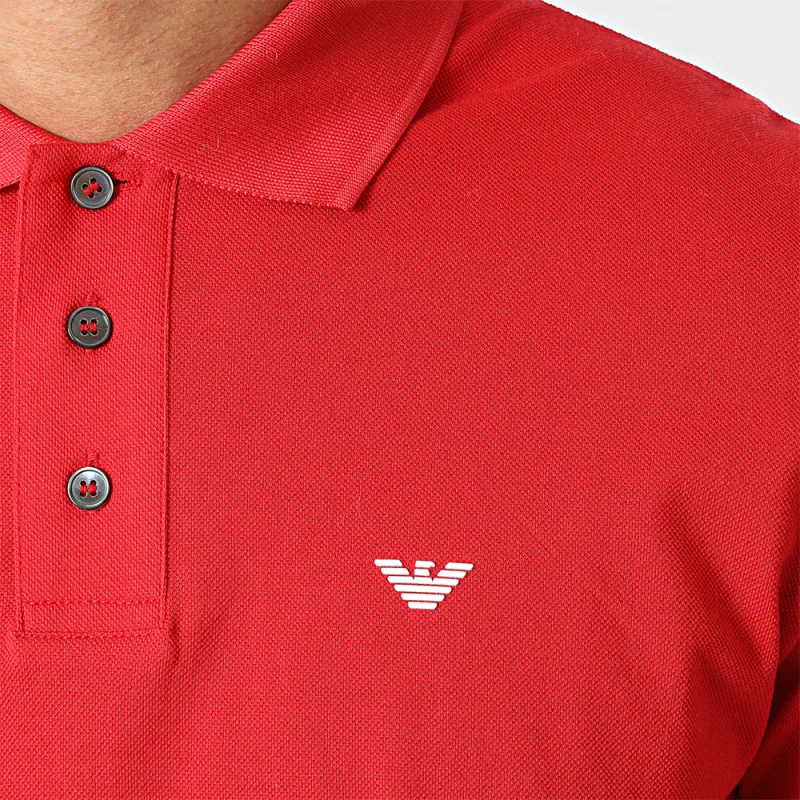 EMPORIO ARMANI Polo Shirt Men's Red-5