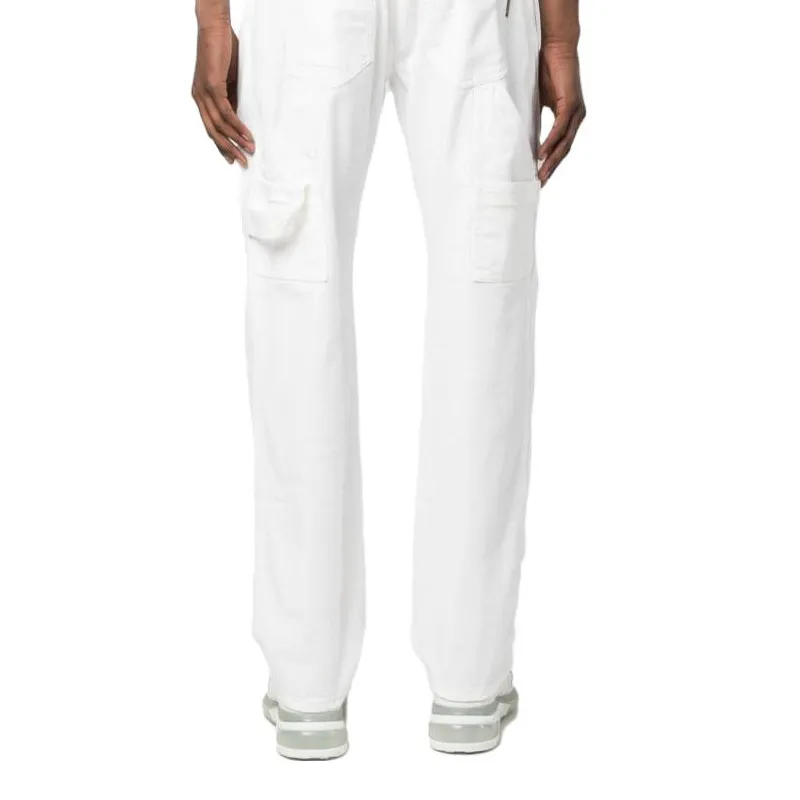BALMAIN Straight Denim Cargo Pants-6