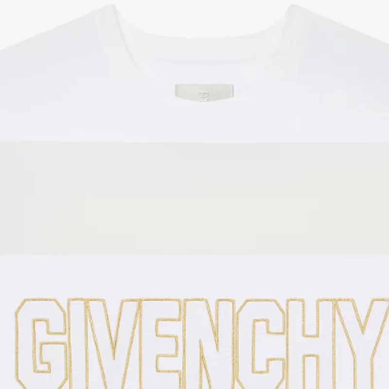 Givenchy T Shirts Men White-4