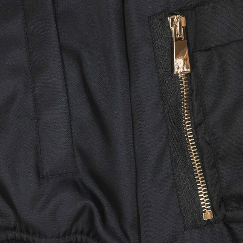 VERSACE Logo print Bomber Jacket-3