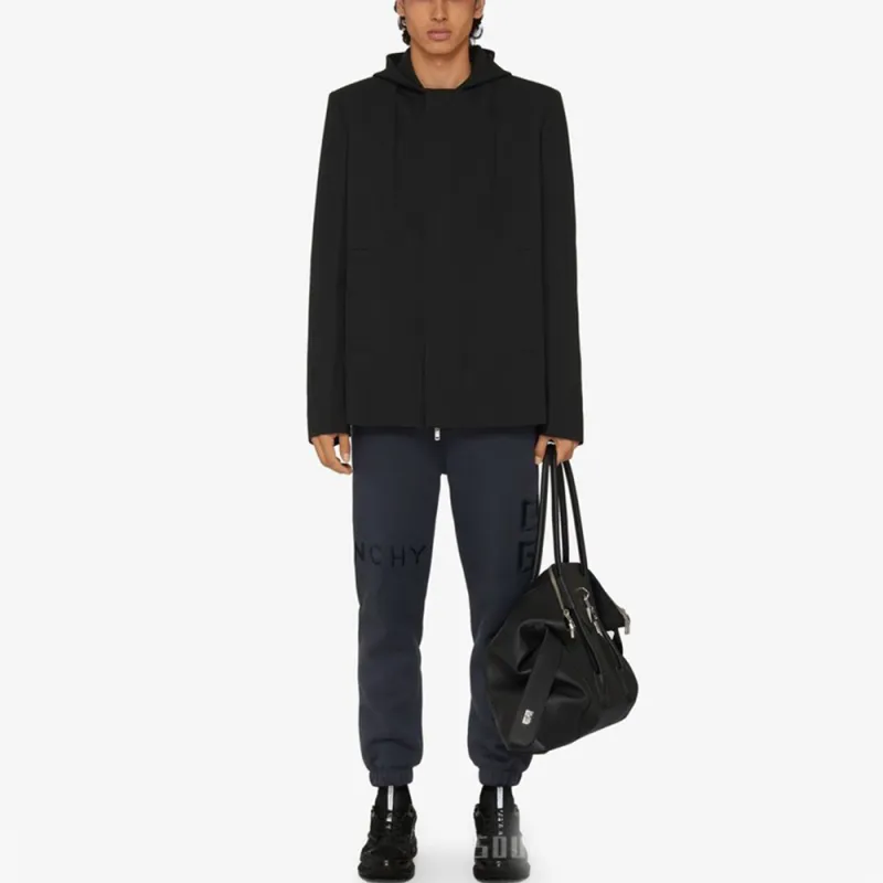 Givenchy Zip-Up Hooded Coat-3