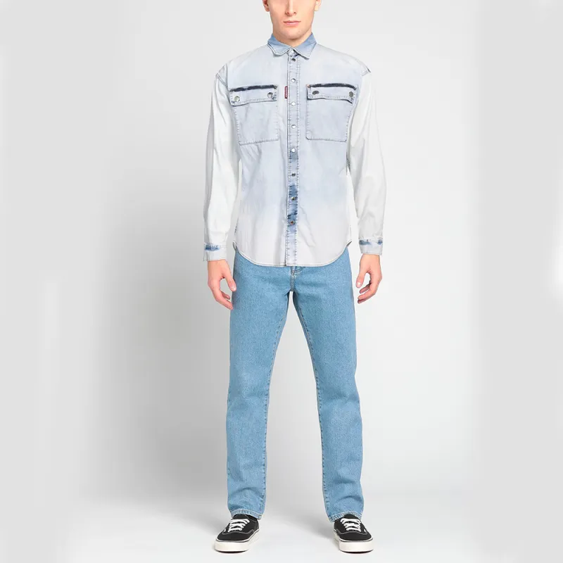 DSQUARED 2 Fashion Western Shirt Shirt Men's Blue-1