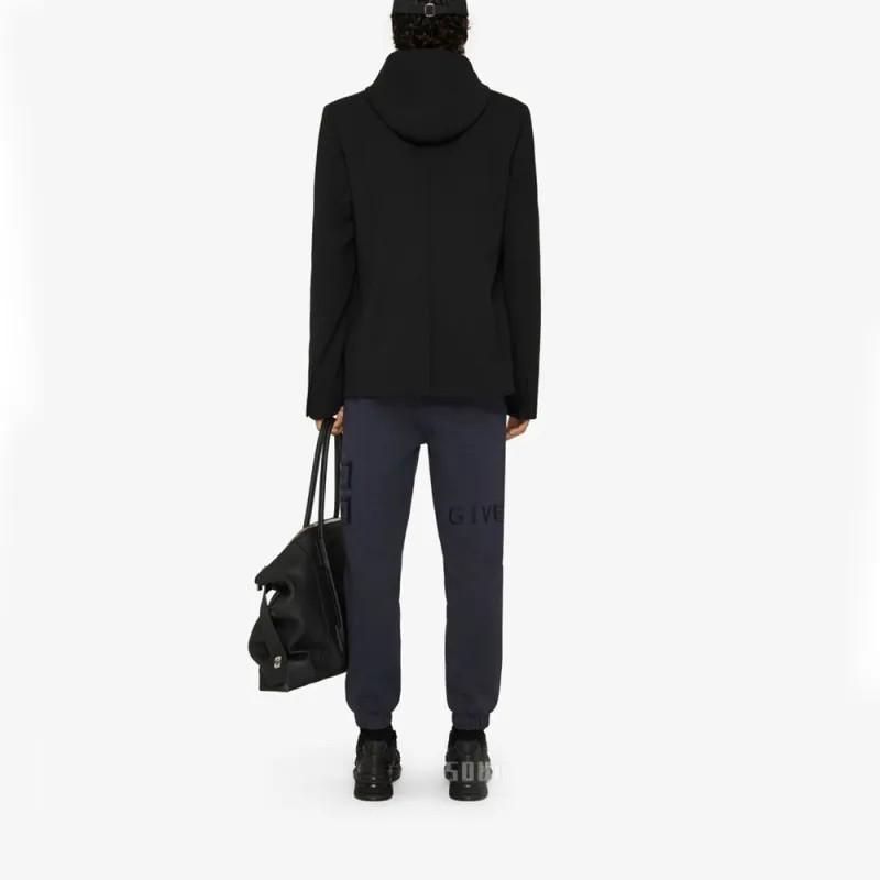 Givenchy Zip-Up Hooded Coat-4