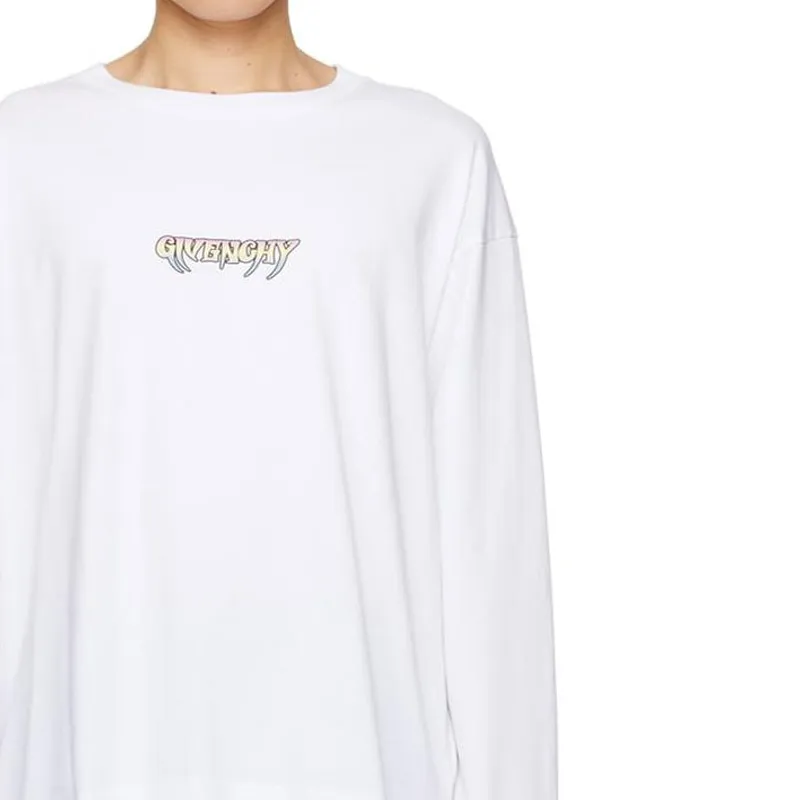 Givenchy Boxy Fit Long Sleeve T Shirt-6