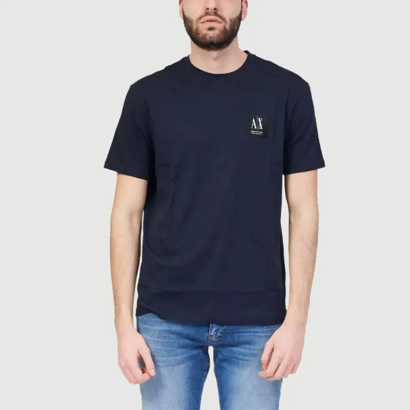 ARMANI EXCHANGEAE T Shirt Men's Navy Blue-1
