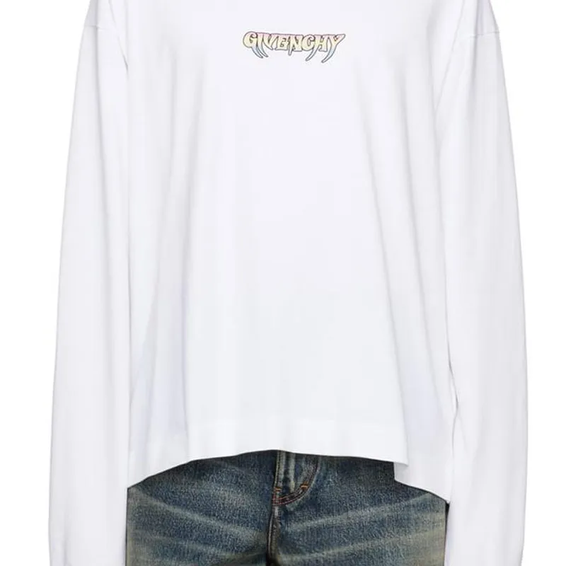 Givenchy Boxy Fit Long Sleeve T Shirt-5