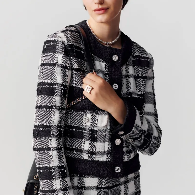 CHANEL Jackets & Coats Women's Black-3