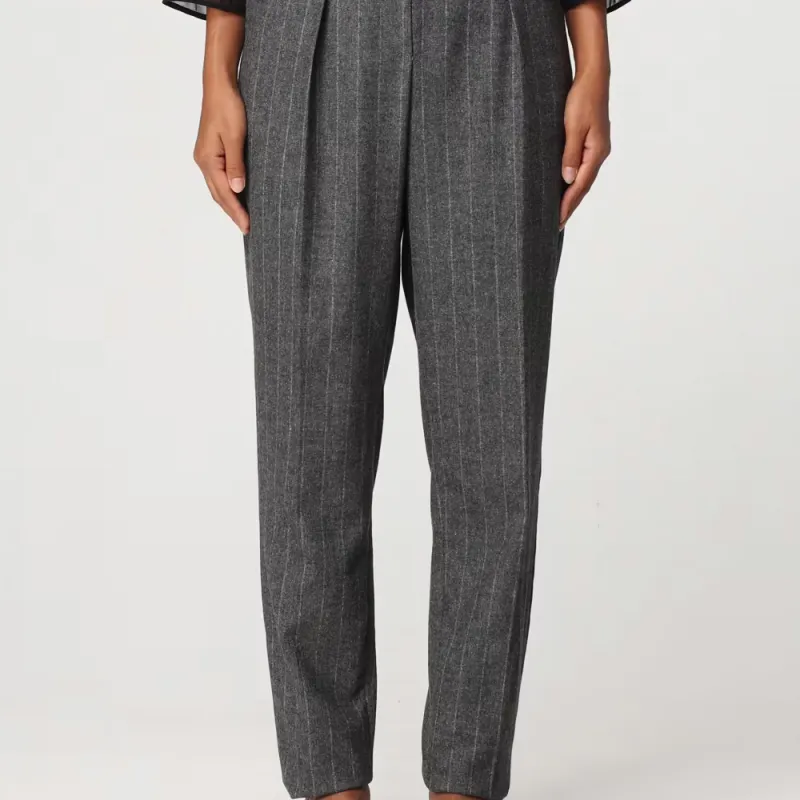 AMANI Casual Pants Women's Gray-4