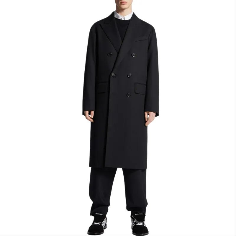 DSQUARED 2 Virgin Wool Double breasted Coat-2