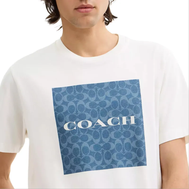COACH T Shirts Men White-3