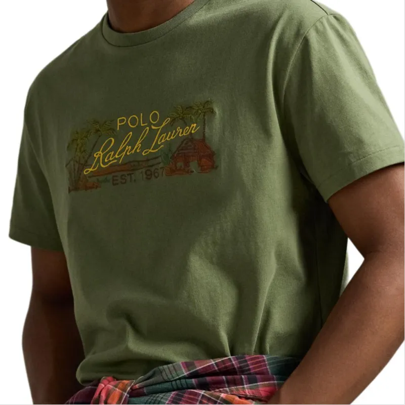 Polo Ralph Lauren T Shirt Men's Tree Green-4