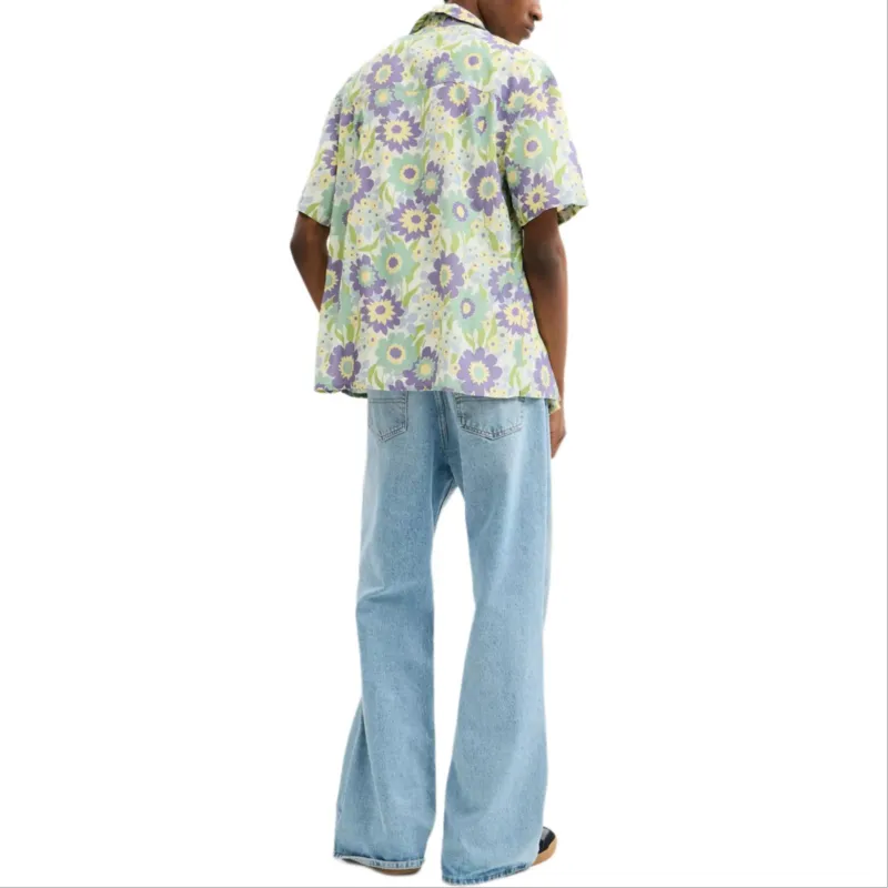 COACH Shirt Men's Purple Flower-1
