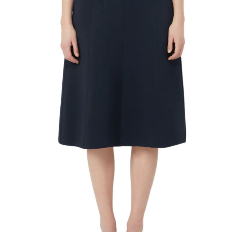 'S MAX MARA Casual Long Skirt Women's Marine Blue-4