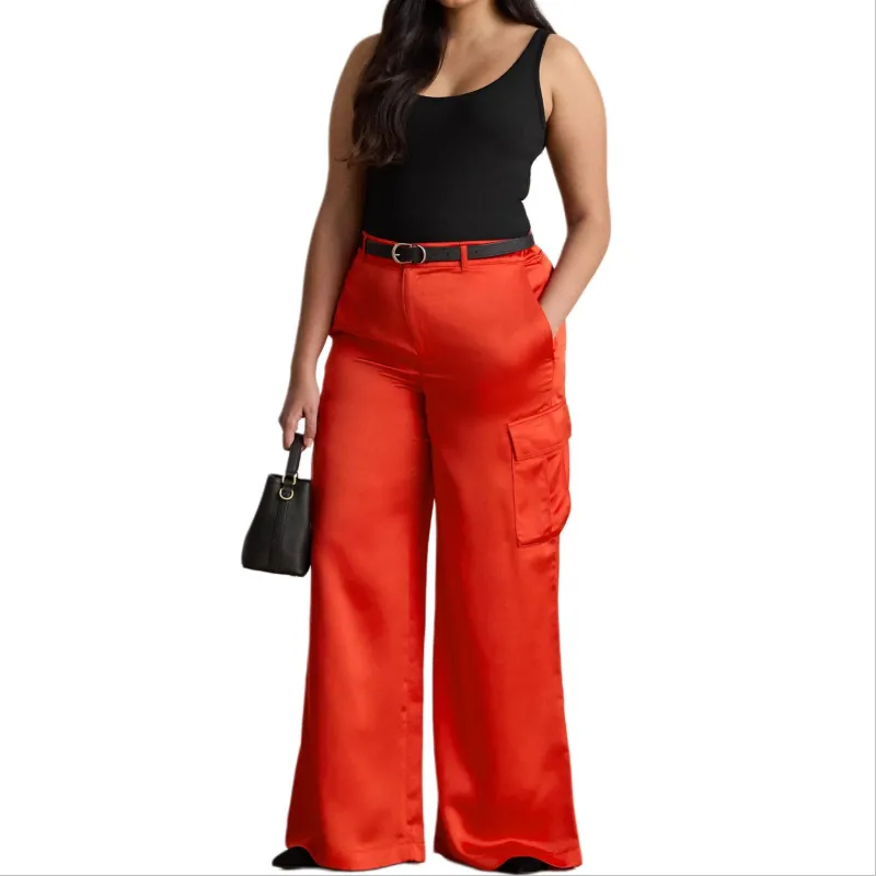 LAUREN RALPH LAUREN Cargo Pants Women's Red-1