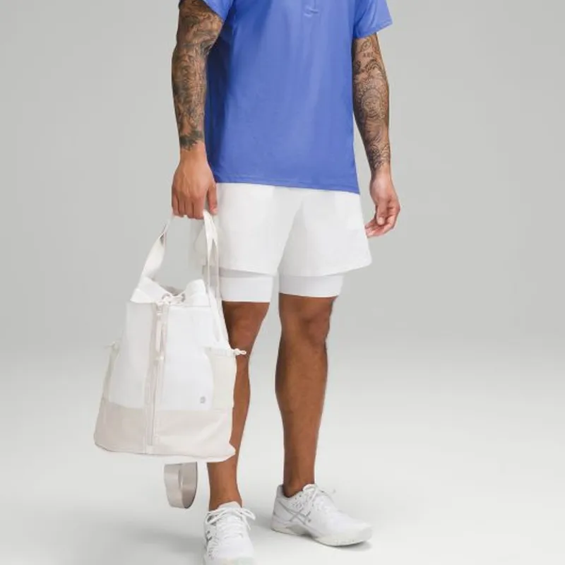 Lululemon Waterproof Fabric Tennis Bag Handbag Regular Women's Ecru-2