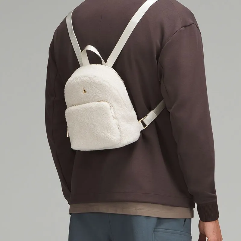 Lululemon Brushed Fabric Backpack Extra Small Women's White-3