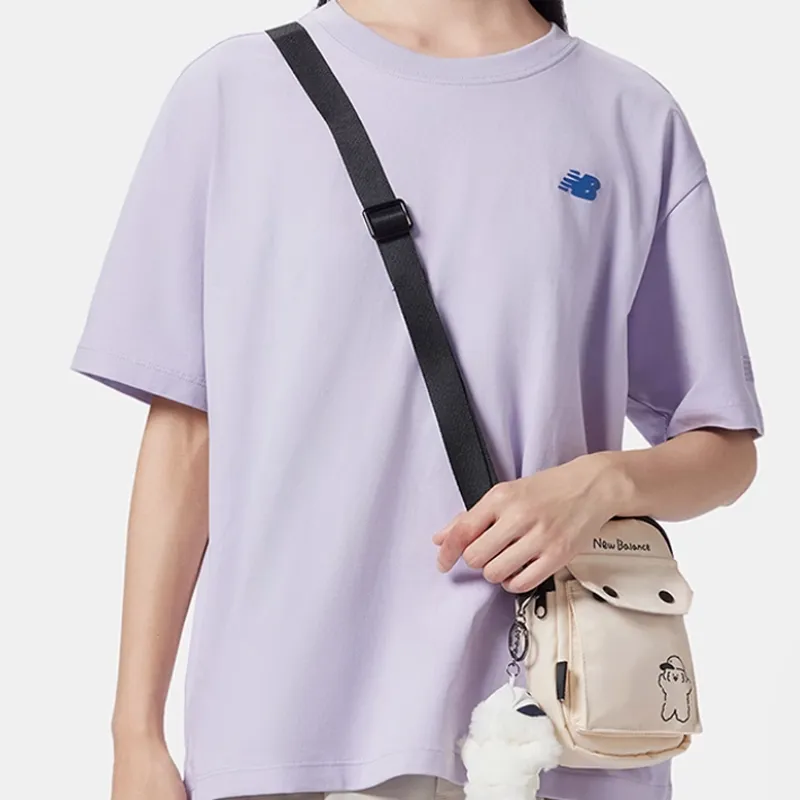 New Balance Fabric Crossbody Bag Regular Unisex Beige-2