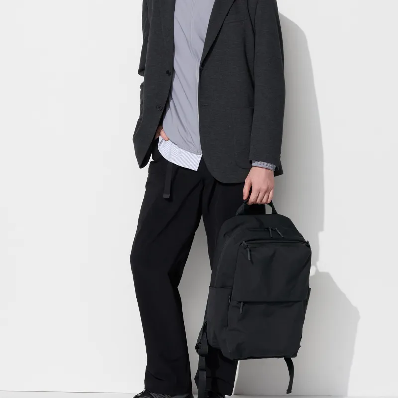 UNIQLO Polyester Backpack Regular Men's Black-1