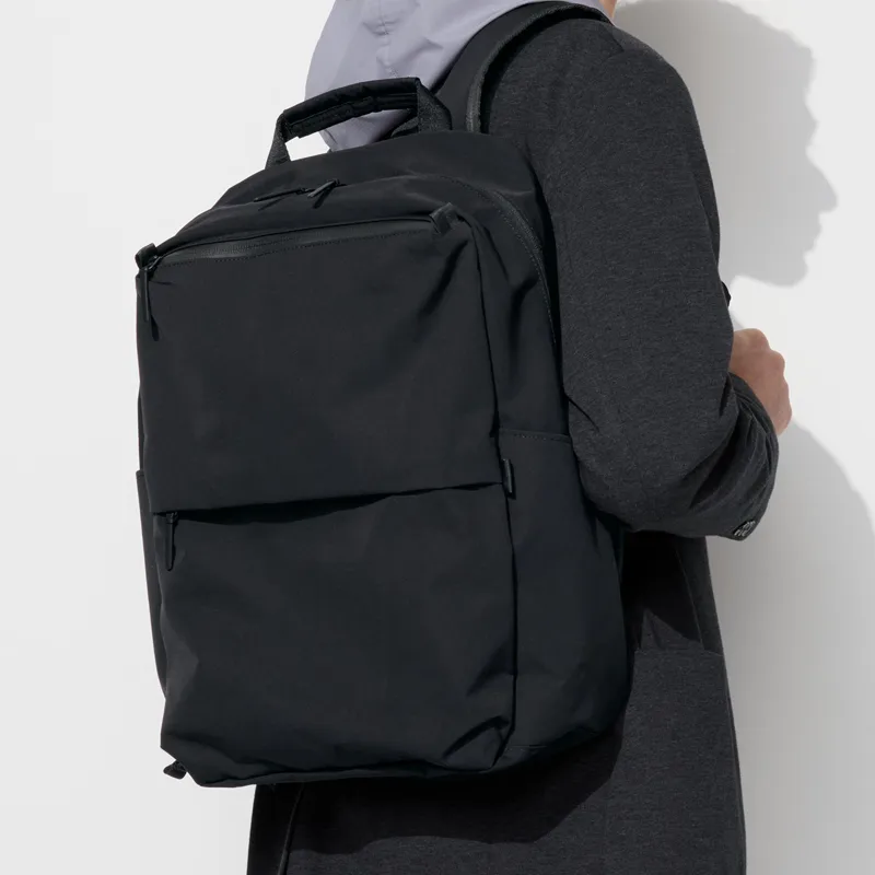 UNIQLO Polyester Backpack Regular Men's Black-2