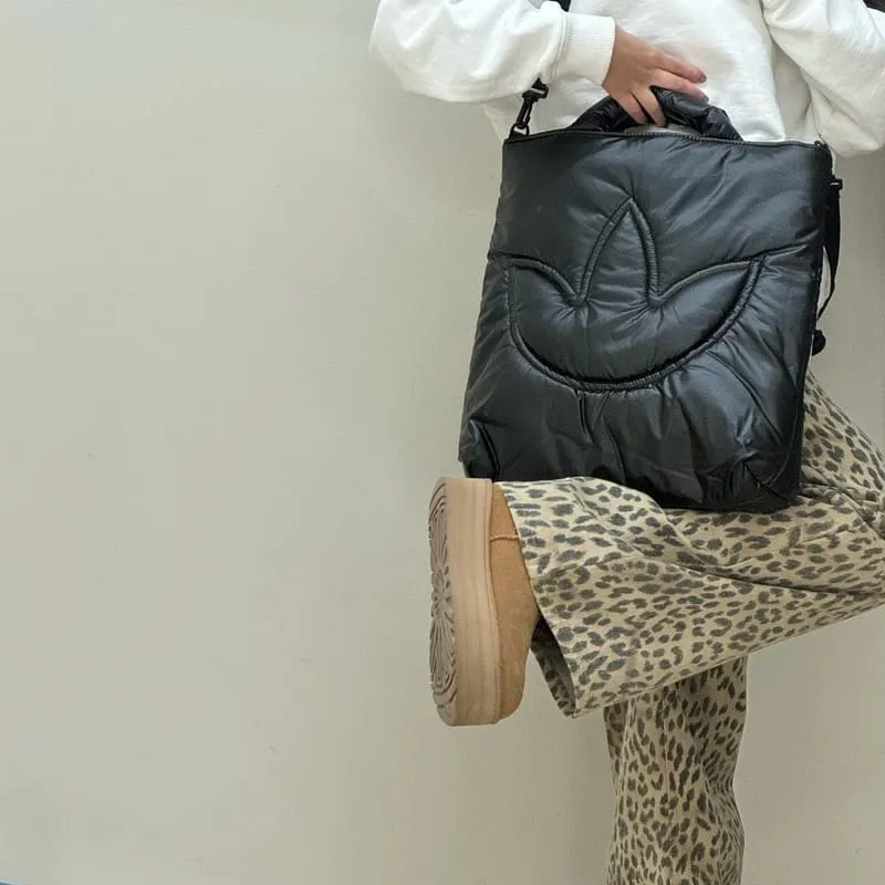 Adidas Originals Polyurethane Shoulder Bag Crossbody Bag Handbag Regular Unisex Black-2