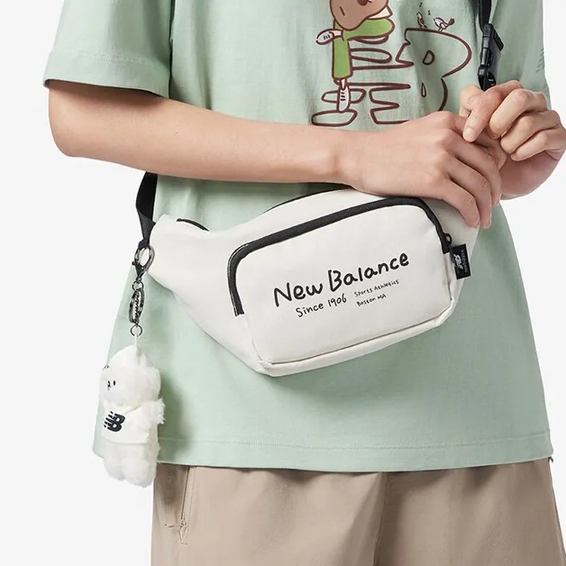 New Balance Fabric Fanny Pack Regular Unisex White-3