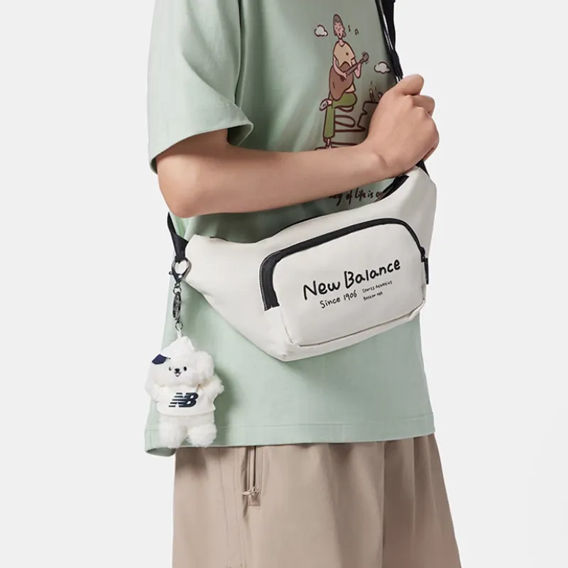 New Balance Fabric Fanny Pack Regular Unisex White-2