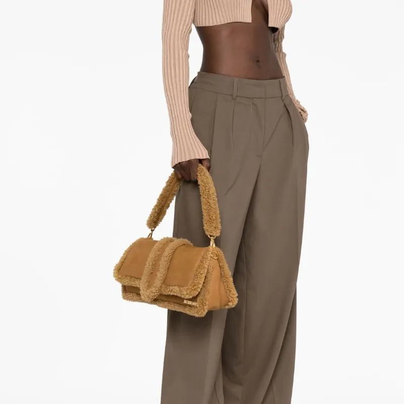 Jacquemus Le Bambimou Doux Shearling Shoulder Bag-2