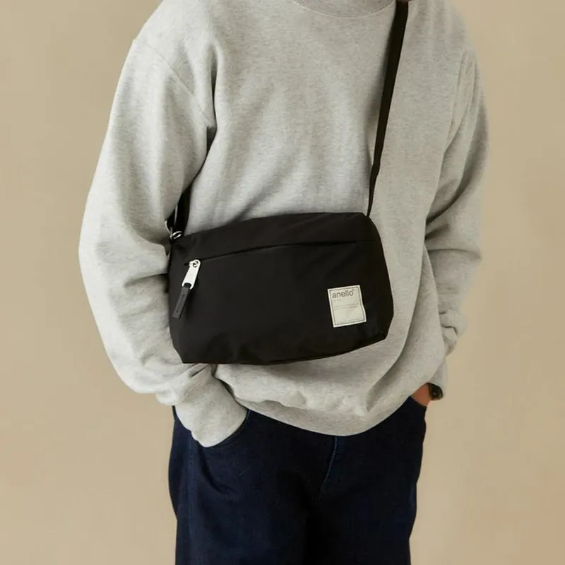 Anello Polyester Crossbody Bag Regular Men's Black-3