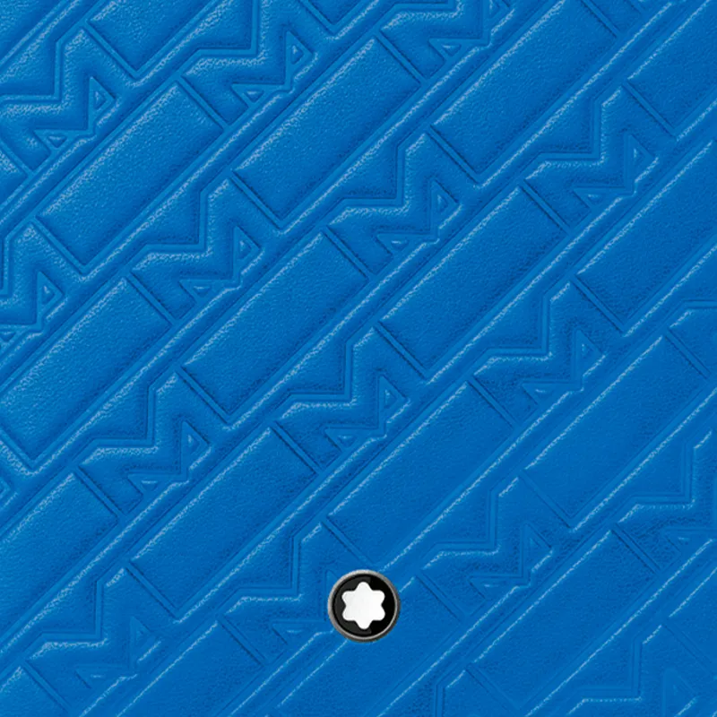 MONTBLANC M_Gram 4810 Cow Leather Wallet Unisex Blue-3