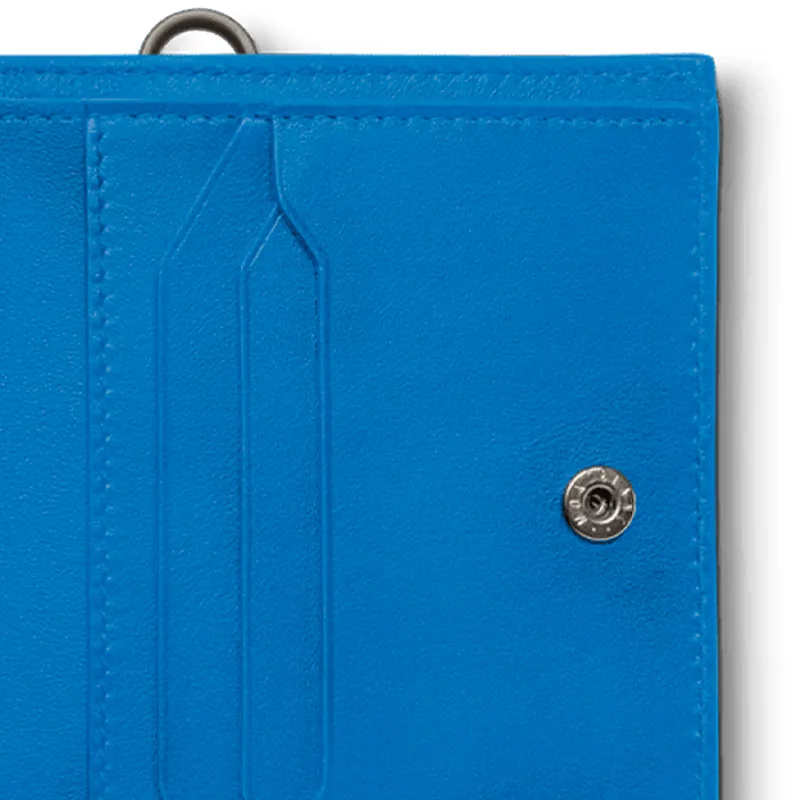 MONTBLANC M_Gram 4810 Cow Leather Wallet Unisex Blue-4