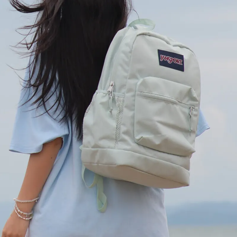 JanSport Fabric Backpack Regular Unisex Cyan Ripples-3