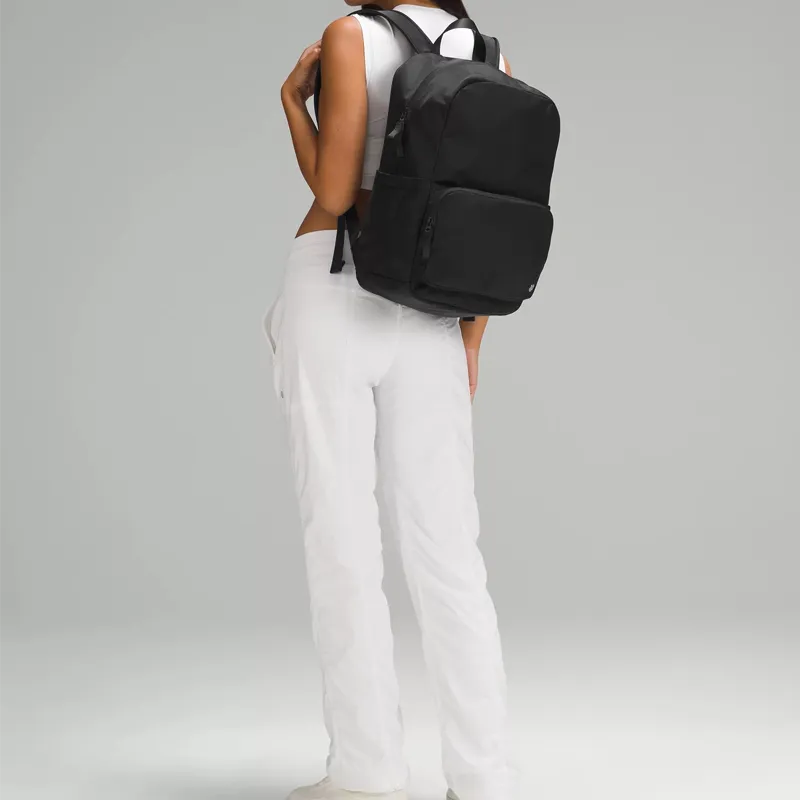 Lululemon Everywhere Nylon Backpack Regular Unisex Black-4