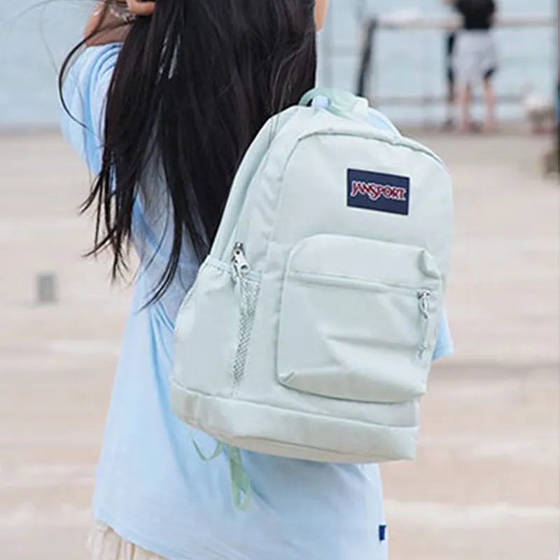 JanSport Fabric Backpack Regular Unisex Cyan Ripples-5