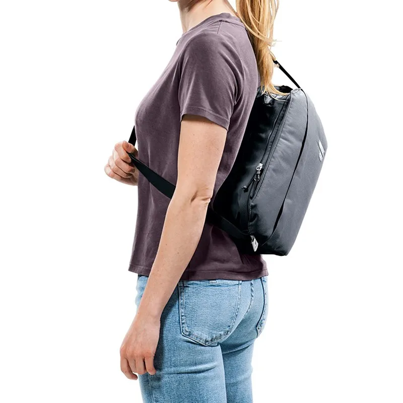 DEUTER Recycled Polyester Crossbody Fanny Pack Regular Unisex Black-4