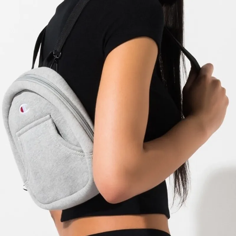 Champion Cotton Backpack Mini Unisex Light Gray-5