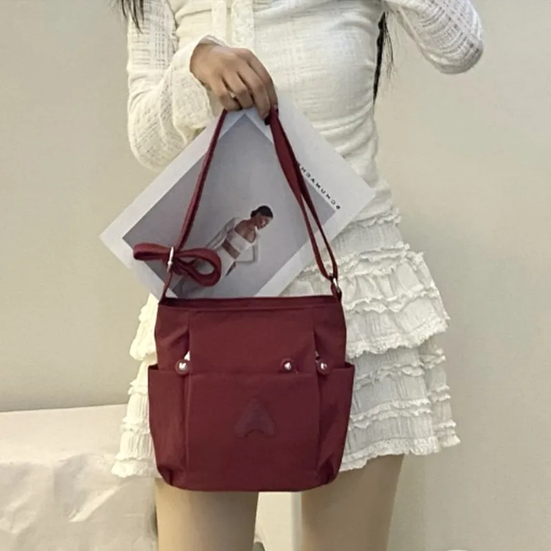 Gerlanx Nylon Crossbody Bag Regular Unisex Multicolor-19