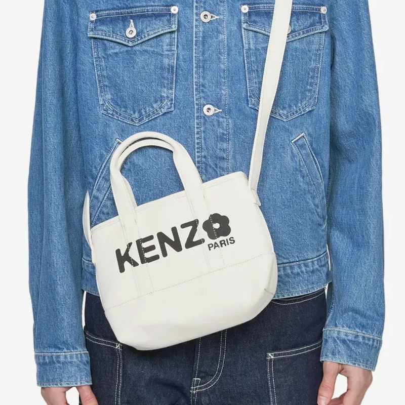 KENZO Open Top Tote Bag-4