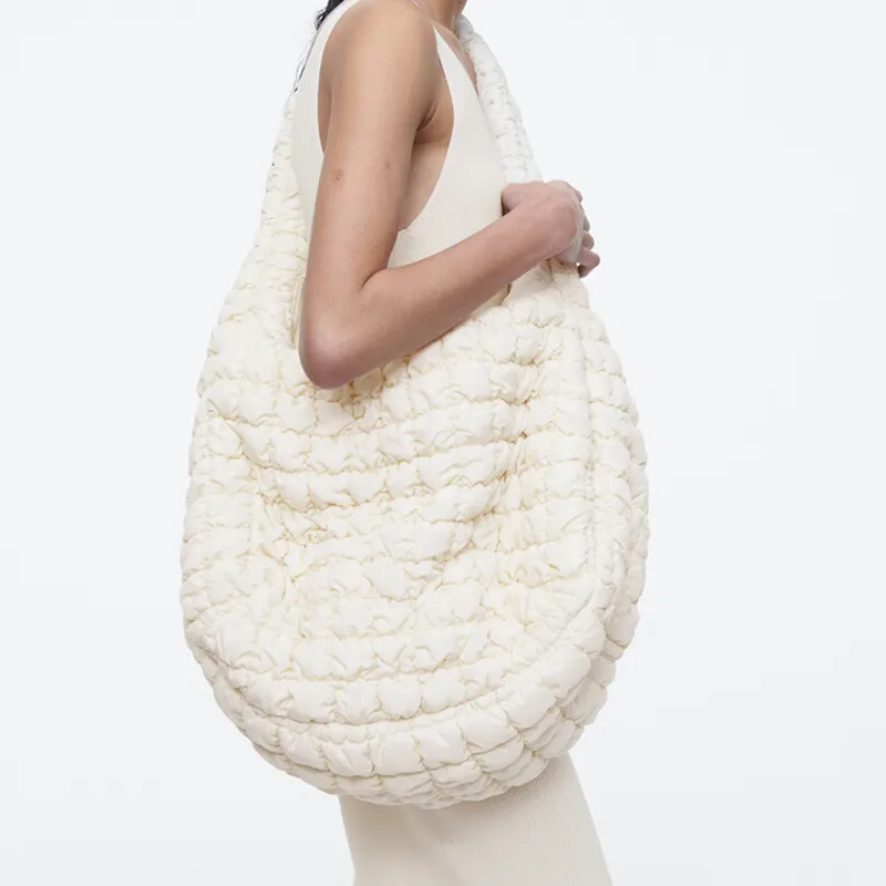 COS Polyester Portable Crossbody Bag Shoulder Bag Regular Women's Light Beige-3