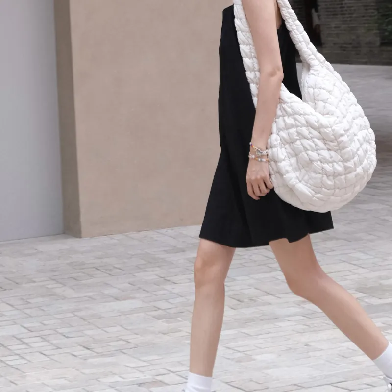 COS Polyester Portable Crossbody Bag Shoulder Bag Regular Women's Light Beige-1