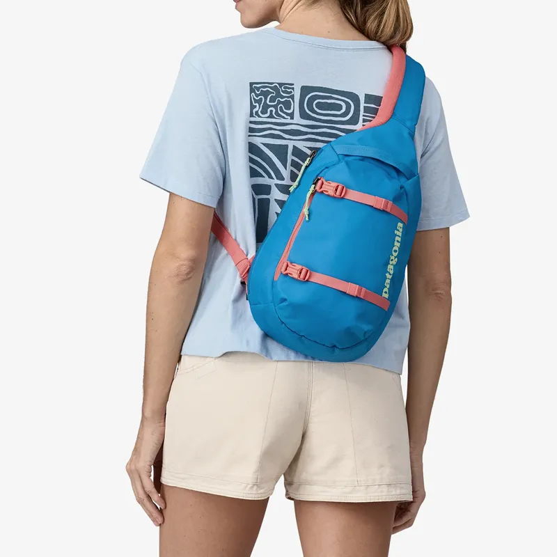 Patagonia Recycled Material Shoulder Bag Crossbody Bag Regular Unisex Blue-3
