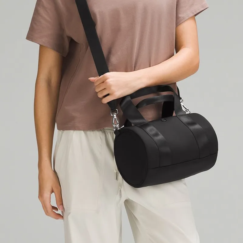 Lululemon Nylon Shoulder Bag, Crossbody Bag, Handbag Mini Unisex Black-2