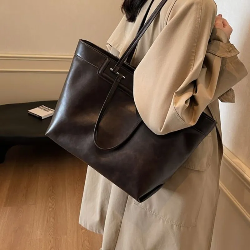 JIANMU PU Tote Bag, Shopping Bag, Shoulder Bag Regular Women's Multicolor-2