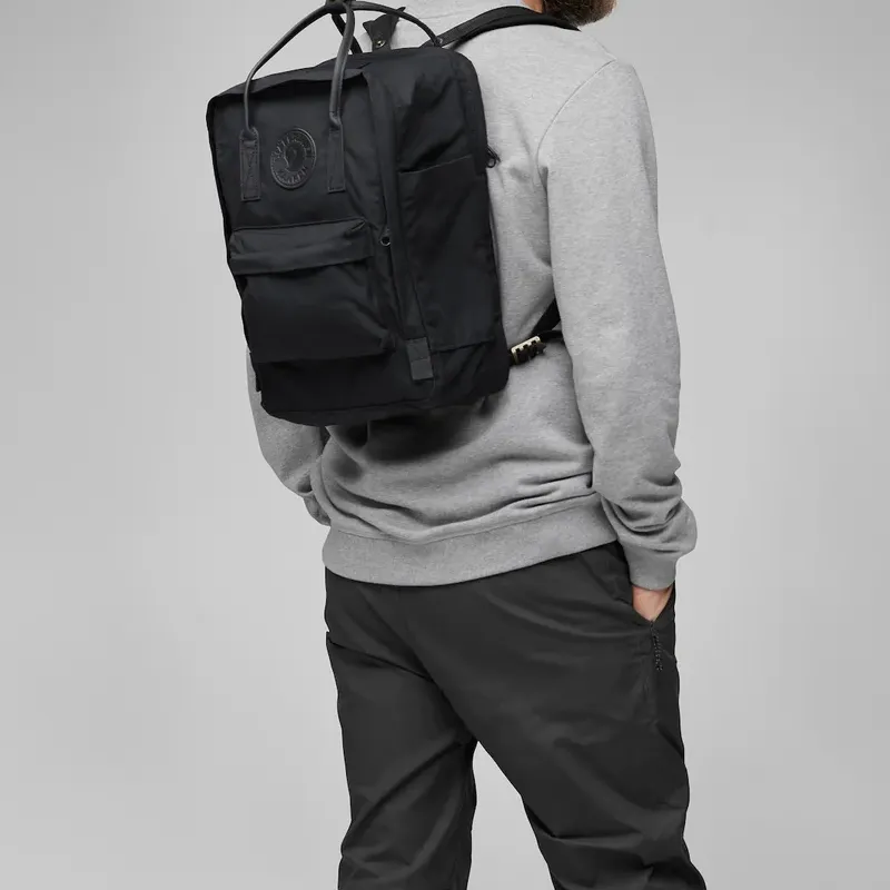Fjallraven Kanken Organic Cotton Backpack Regular Unisex Black-3