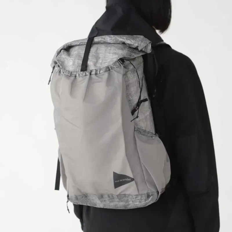 And Wander Polyester Backpack Regular Unisex Charcoal Gray-1
