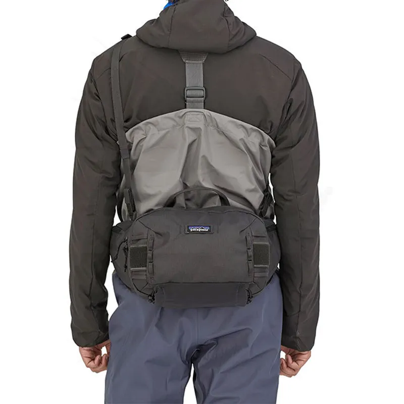Patagonia Recycled Nylon Fanny Pack Regular Unisex Black-4