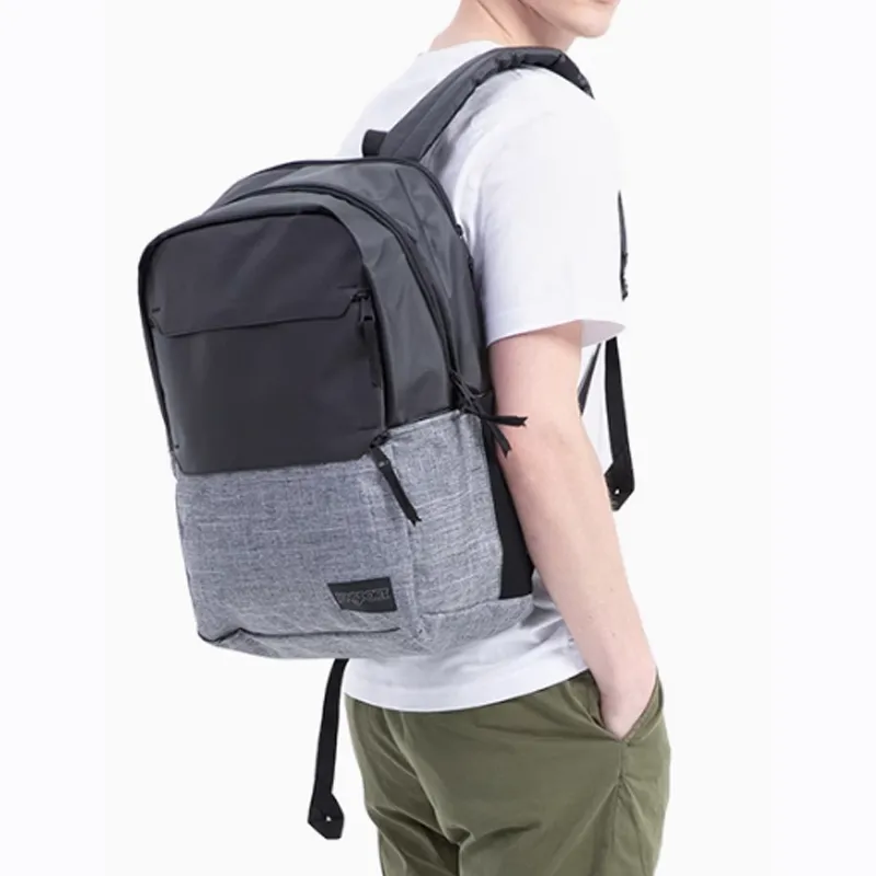 JanSport Polyester Backpack Medium Size Unisex Heather Gray-2