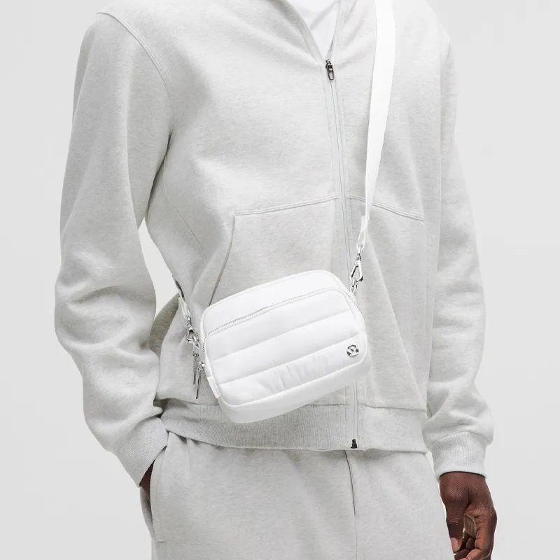 Lululemon Everywhere Nylon Shoulder Bag Crossbody Bag Regular Women's White-4