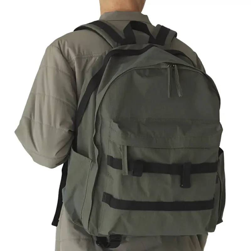 Snow Peak Nylon Backpack Regular Unisex Olive-4